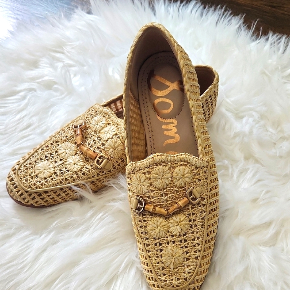 NWOB. Sam Edelman Lowell Nude Loafers Sz.7.5